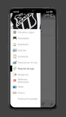 Ceará Jogos & Classificação android App screenshot 5
